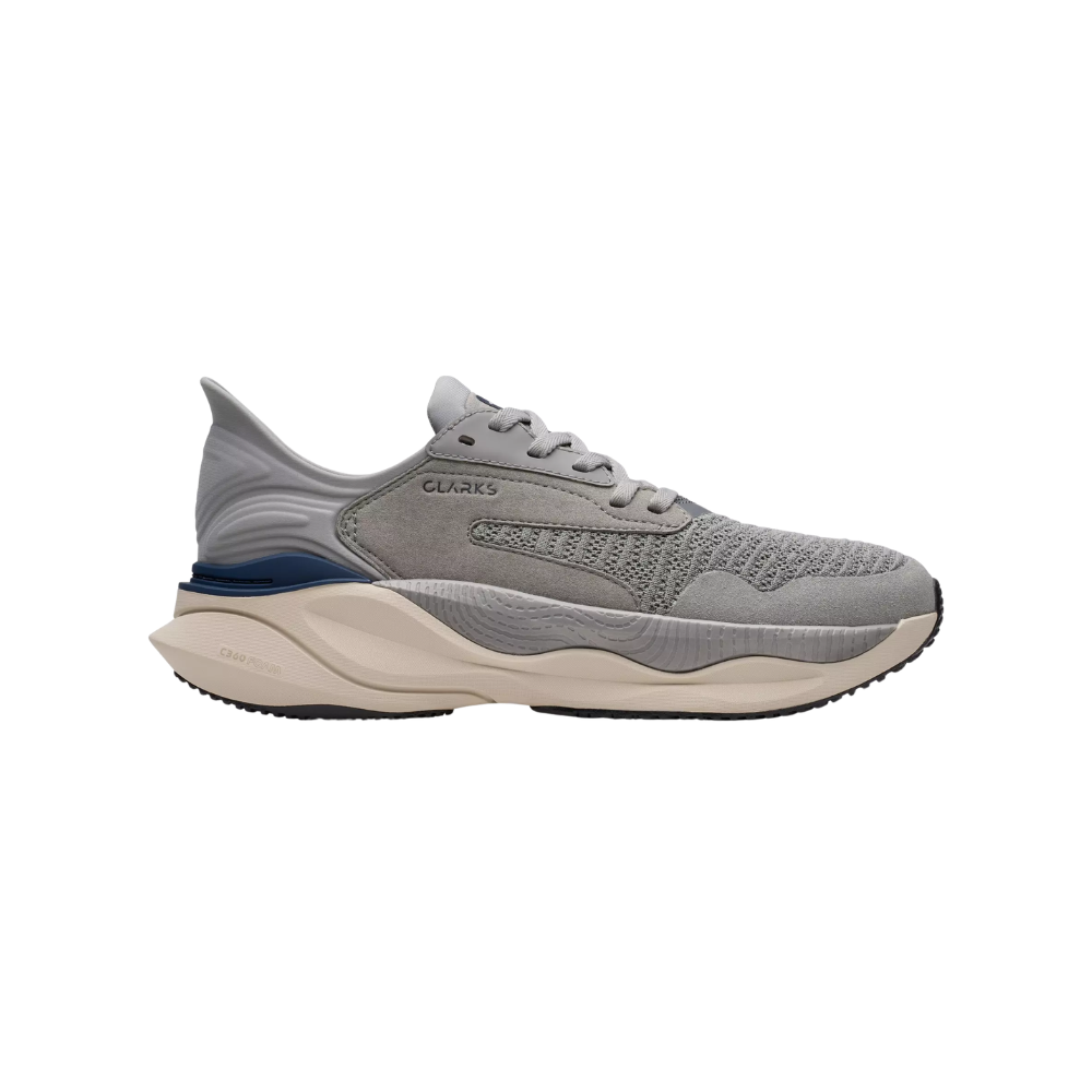 Clarks Pace Men's Grey APMA Approved Walking Shoes Podiatrist Approved