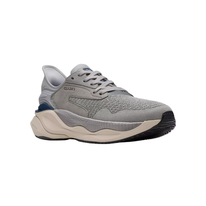 Clarks Pace Men's Grey APMA Approved Walking Shoes Podiatrist Approved