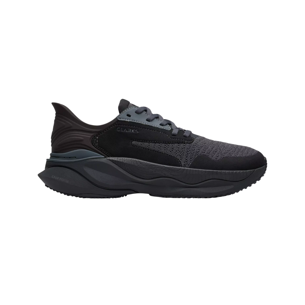 Clarks Pace Men's Podiatrist Approved Walking Shoes - Black