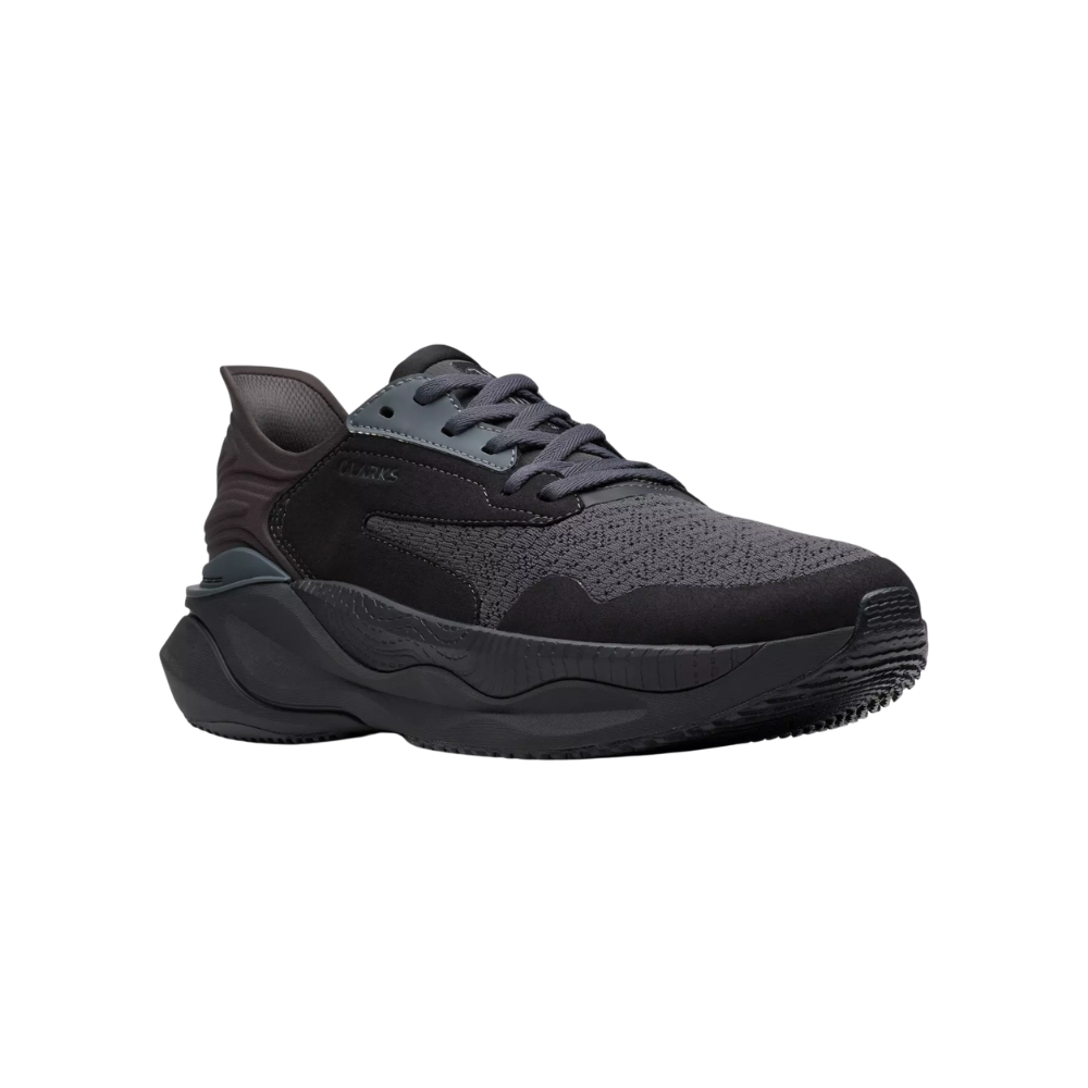 Clarks Pace Men's Podiatrist Approved Walking Shoes - Black