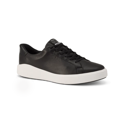 Kizik Men's Vegas 2 – Hands-Free Leather Sneakers - Black White
