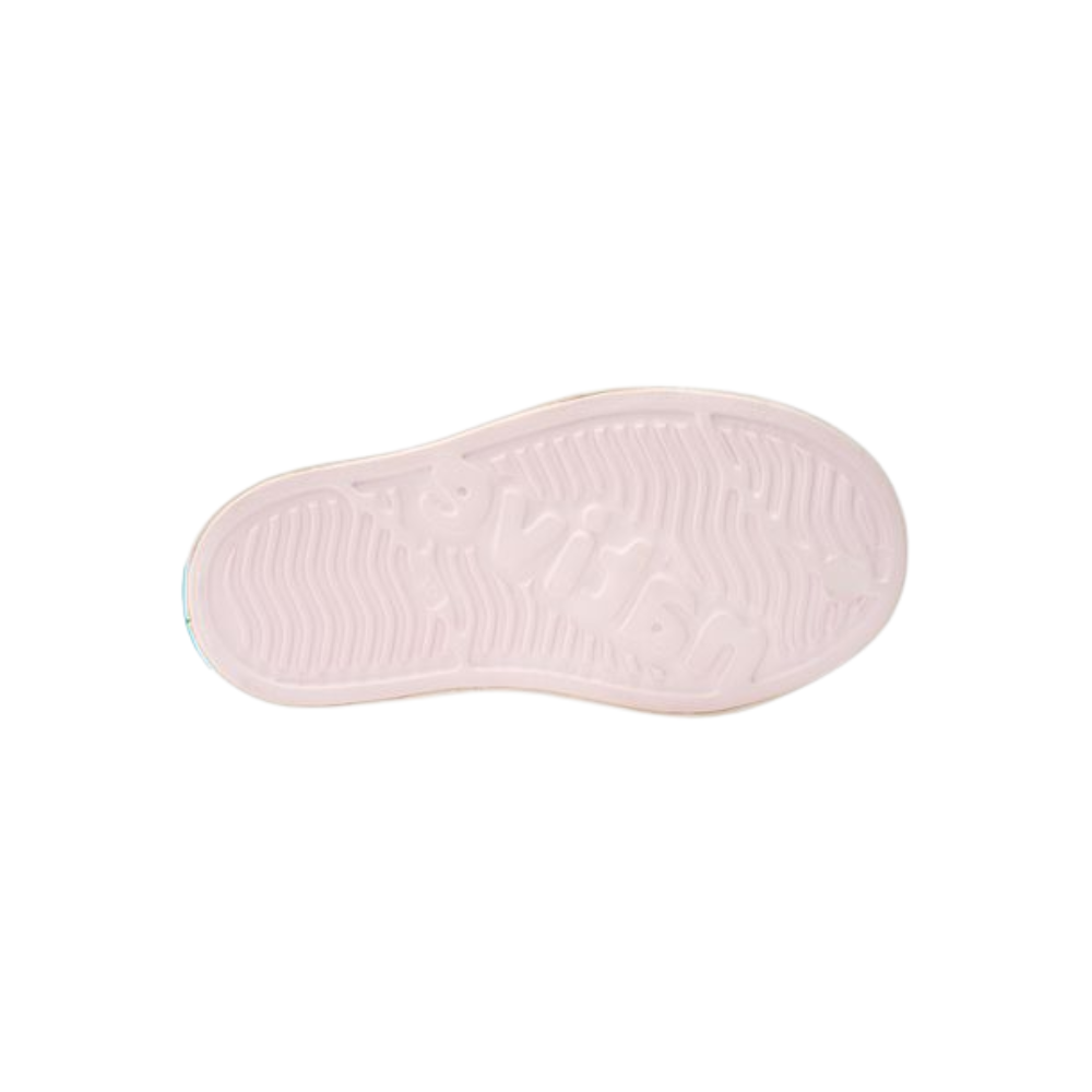 Native Jefferson Sugarlite Child Shoes Milk Pink Shell White Kids Slip‑On EVA Sneakers