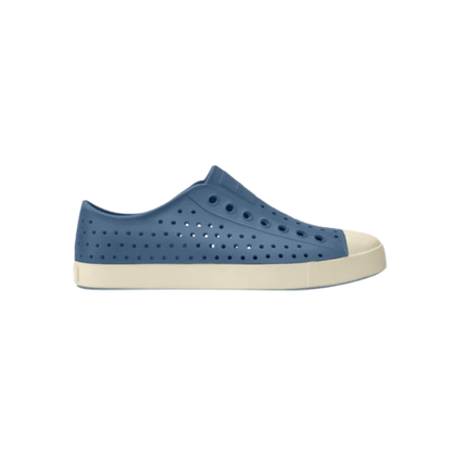 Native Jefferson Sugarlite Adult Unisex Slip‑On Shoes Oasis Blue Bone White