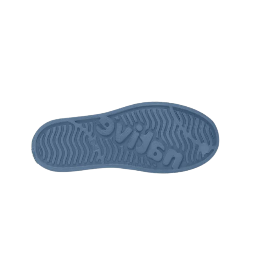 Native Jefferson Sugarlite Adult Unisex Slip‑On Shoes Oasis Blue Bone White