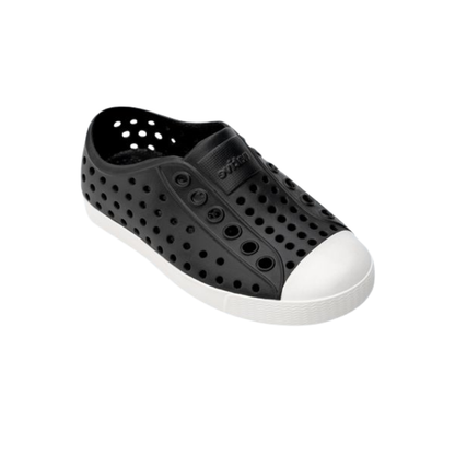 Native Shoes Jefferson Child Jiffy Black Shell White Water Sneaker