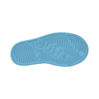 Native Shoes Jefferson Print Child Aquarius Blue/Shell White/Hilly UV Blur