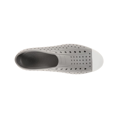 Native Jefferson Pigeon Grey Shell White Unisex EVA Slip On Water Shoe