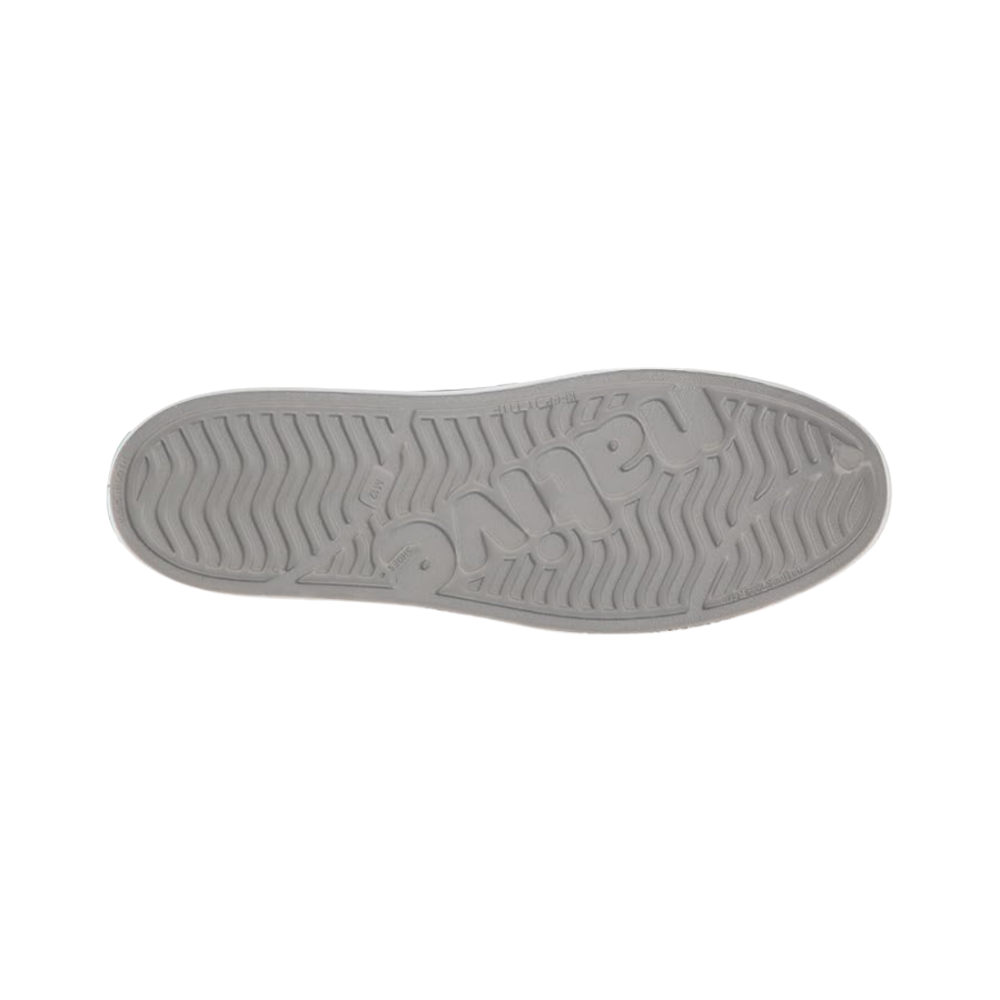 Native Jefferson Pigeon Grey Shell White Unisex EVA Slip On Water Shoe