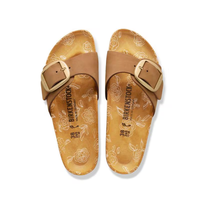 Birkenstock Madrid Big Buckle Women's Nubuck Leather Sandals - Mink