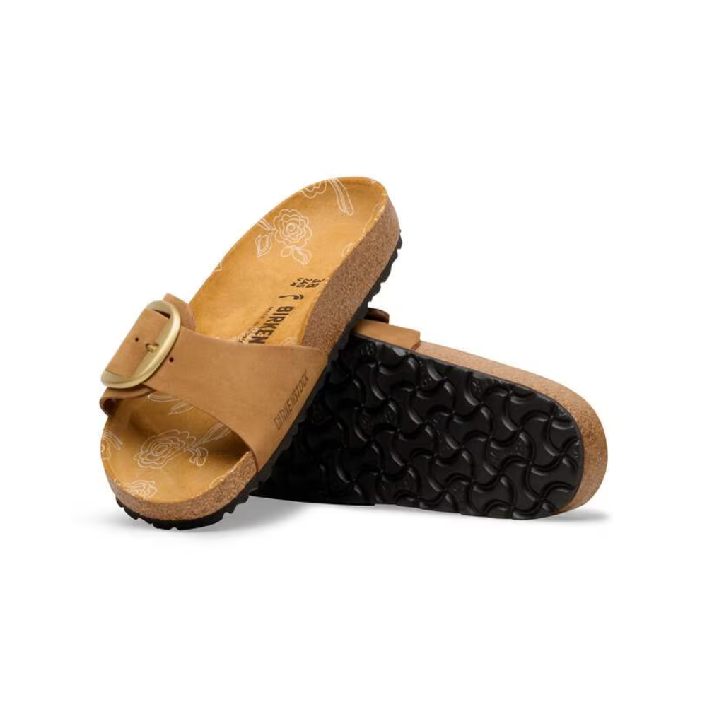 Birkenstock Madrid Big Buckle Women's Nubuck Leather Sandals - Mink