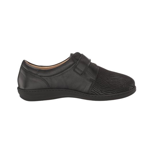David Tate Women's Casual and Fashion Sneakers, Black Stardust