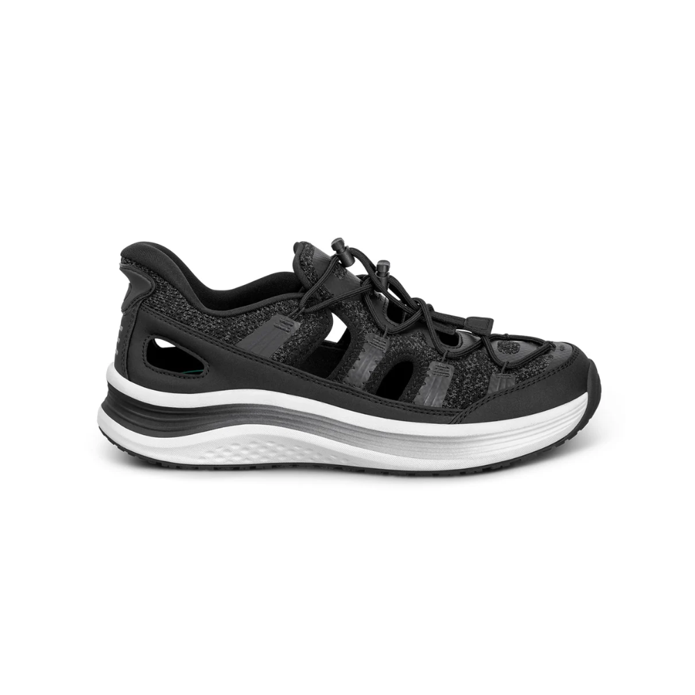 Orthofeet Venus Hands Free Women’s Athletic Sandals – Black