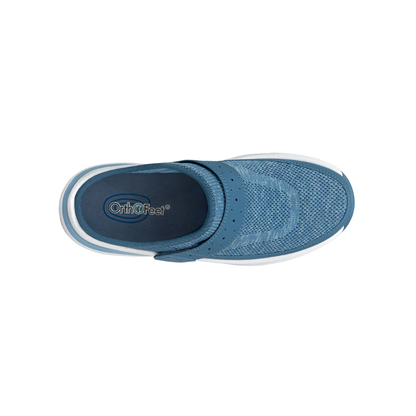 Orthofeet Iris Women’s Orthopedic Clog - Blue