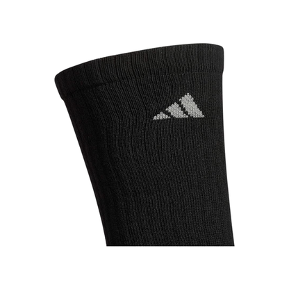 Adidas Men's Athletic Cushioned 6-Pack Crew Socks- Black
