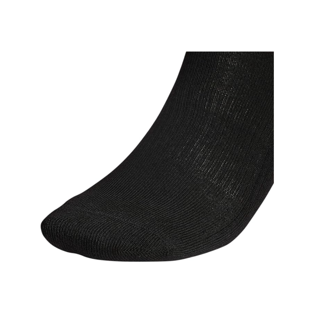 Adidas Men's Athletic Cushioned 6-Pack Crew Socks- Black