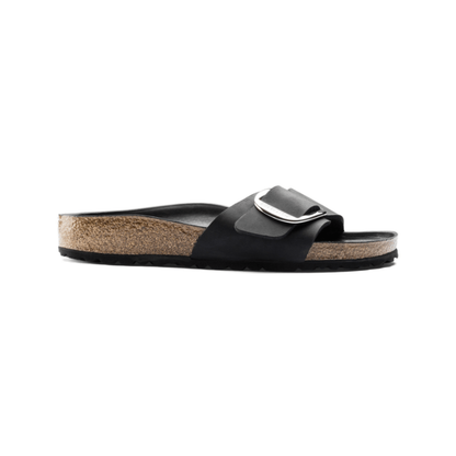 Birkenstock Madrid Big Buckle Oiled Leather Sandals - Narrow