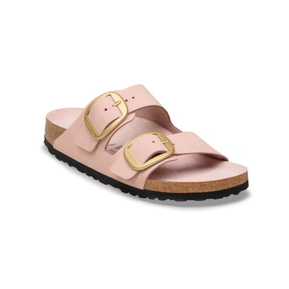 Birkenstock Arizona Big Buckle Nubuck Leather - Soft Pink