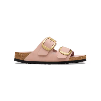 Birkenstock Arizona Big Buckle Nubuck Leather - Soft Pink