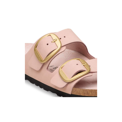 Birkenstock Arizona Big Buckle Nubuck Leather - Soft Pink