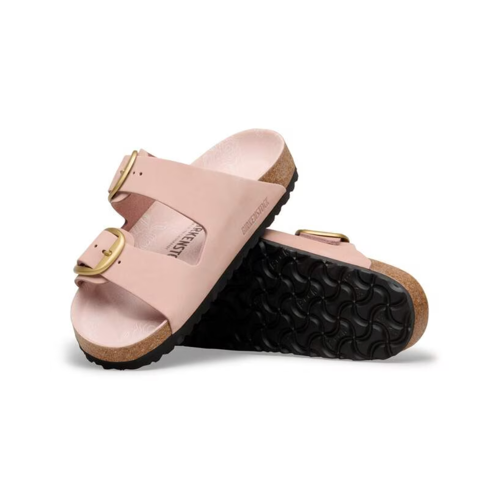 Birkenstock Arizona Big Buckle Nubuck Leather - Soft Pink