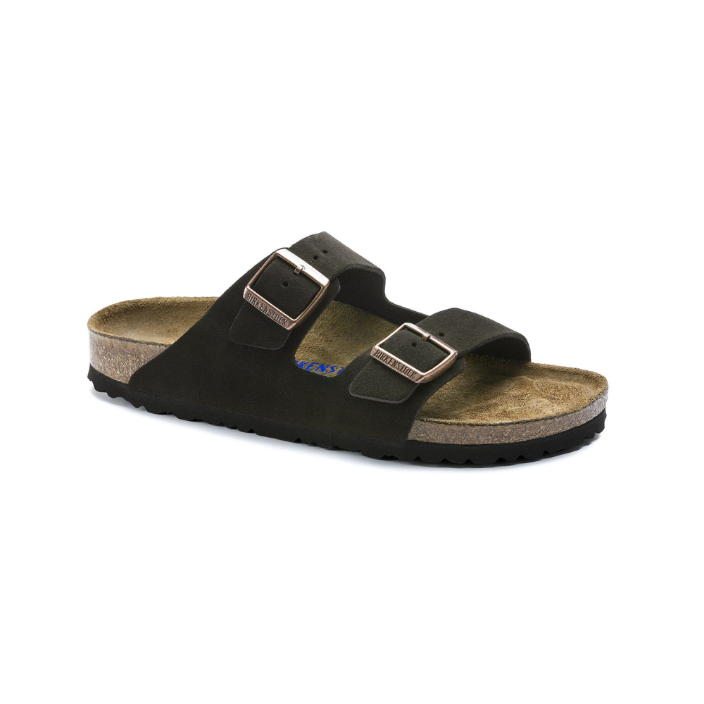 Birkenstock Arizona Soft Footbed Suede Mocha Unisex Sandals