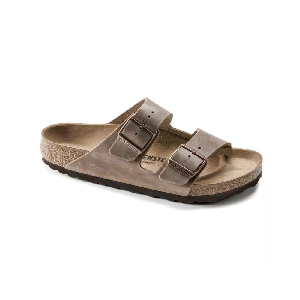 Birkenstock Arizona Oiled Leather Sandals - Tobacco Brown