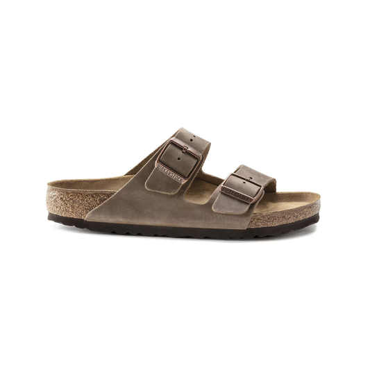 Birkenstock Arizona Oiled Leather Sandals - Tobacco Brown