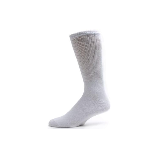 Buruka Healthy Circulation Socks - White Pack of 12 Pairs