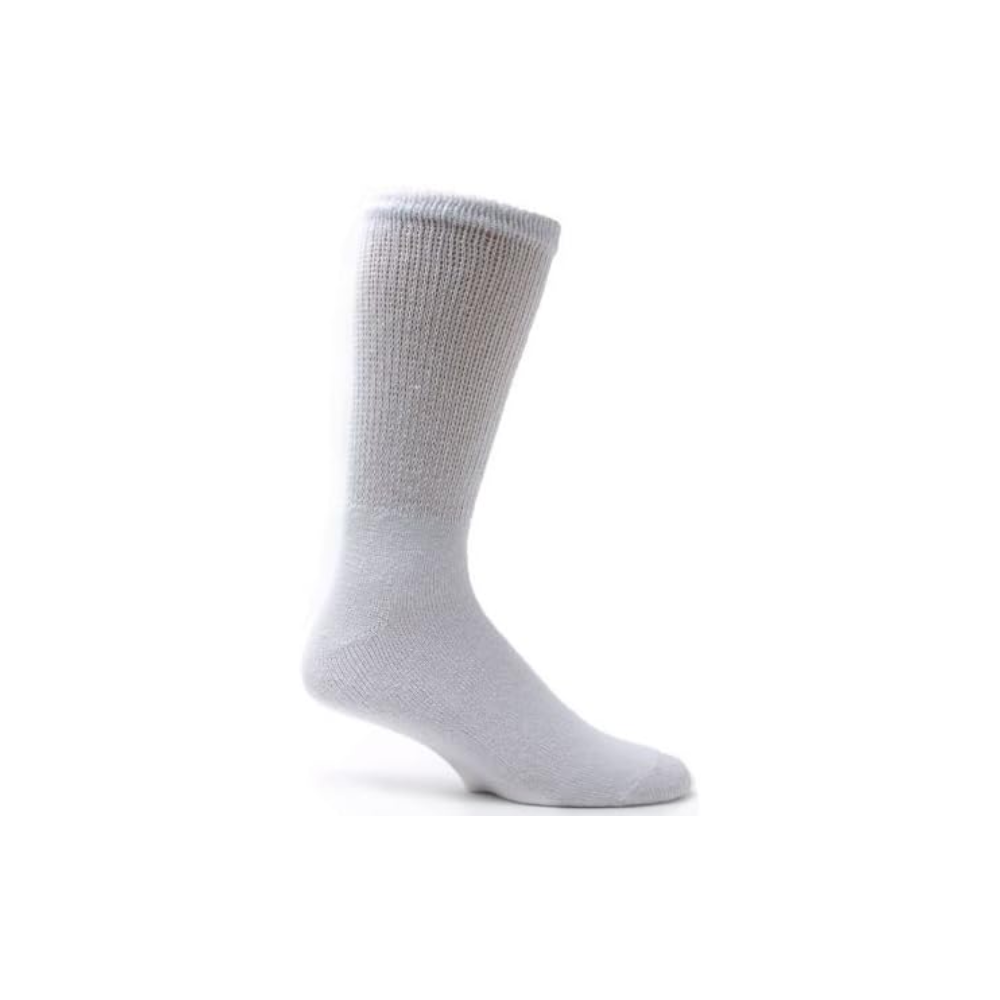 Buruka Healthy Circulation Socks - White Pack of 12 Pairs