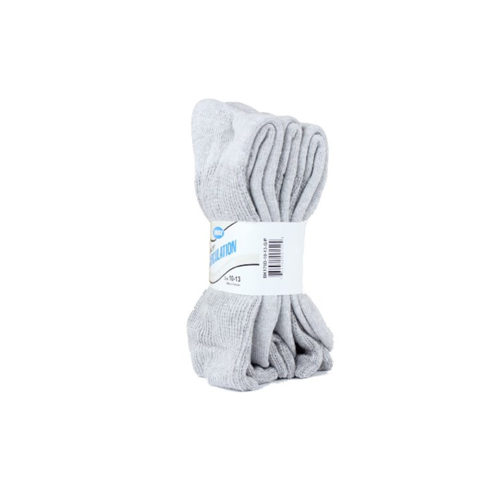 Buruka Healthy Circulation Socks - White Pack of 12 Pairs
