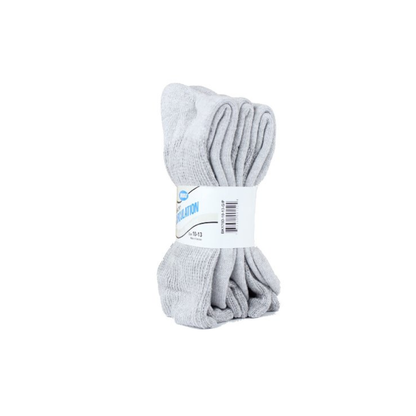 Buruka Healthy Circulation Socks - White Pack of 12 Pairs
