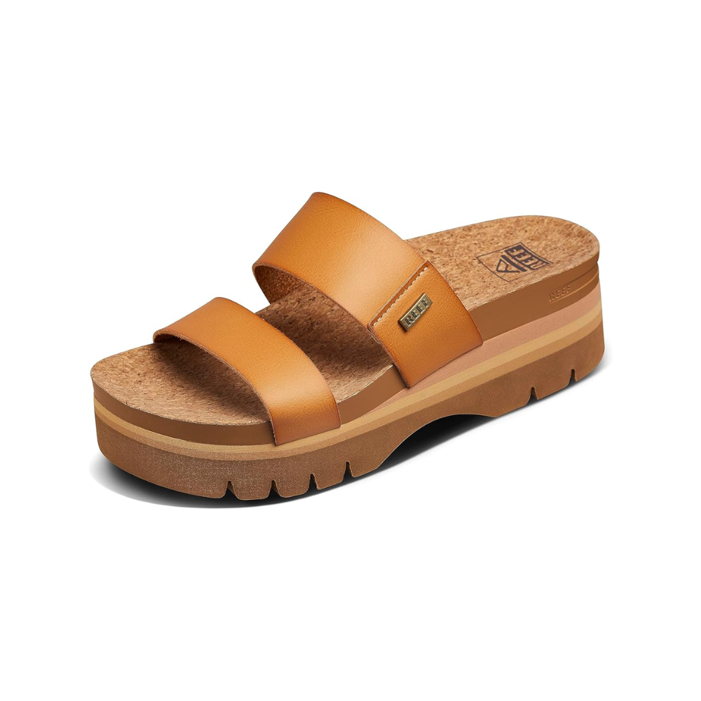 Reef Cushion Vista Higher Women's Slide Sandals - Natural