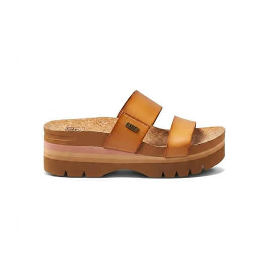 Reef Cushion Vista Higher Women's Slide Sandals - Natural
