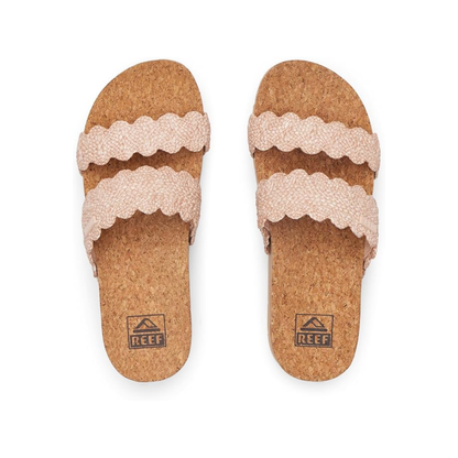 Reef Cushion Vista Higher Women's Platform Sandals - Scalopped Rose