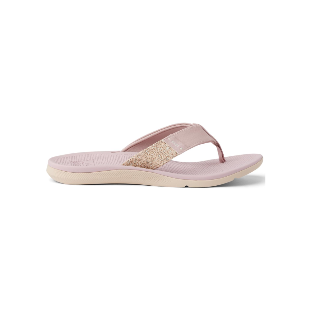 Reef Santa Ana Womens Cushion Sandals Pale Mauve Flip Flops Beach Thong Arch Support