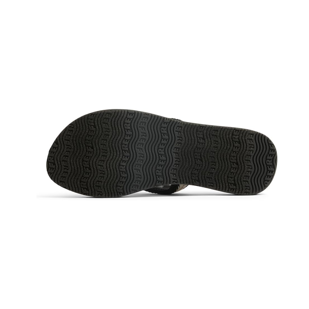 Reef Baja Maria Women's Flip Flop Sandal - Black Vintage