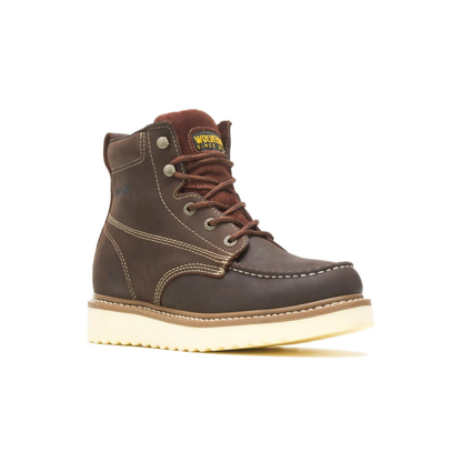 Wolverine Loader 6" Soft Toe Men's Leather Work Boot  Brown - W10744