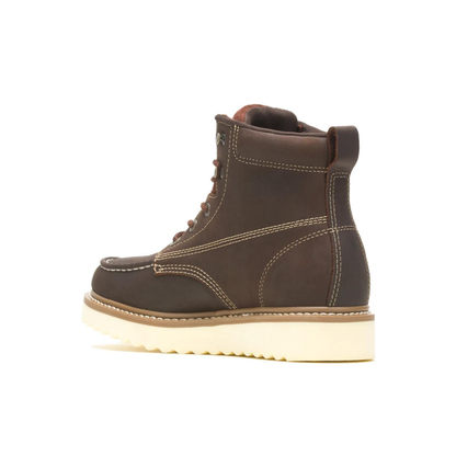Wolverine Loader 6" Soft Toe Men's Leather Work Boot  Brown - W10744