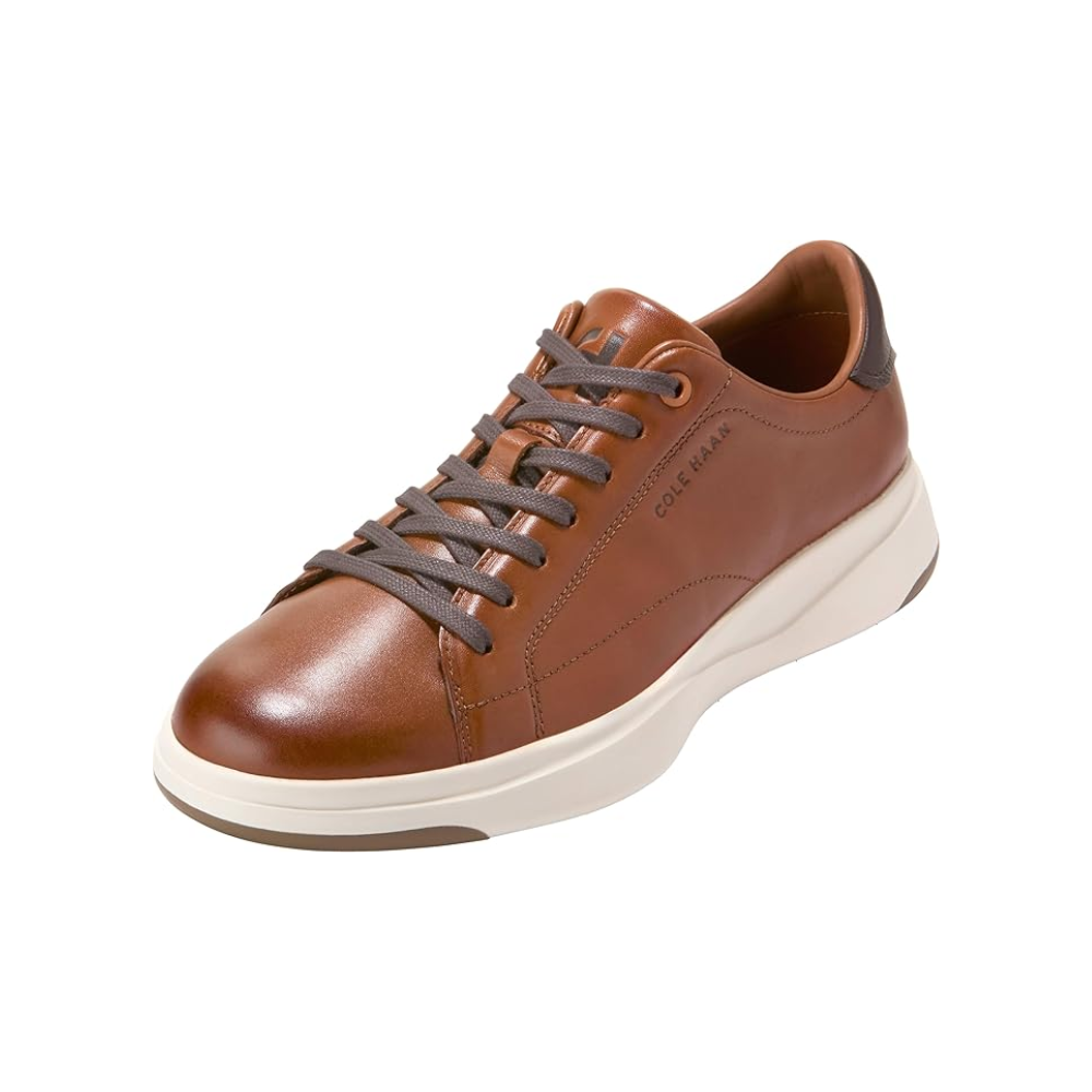 Cole Haan Men's GrandPrø Tennis 2.0 Sneakers British Tan/Dark Chocolate