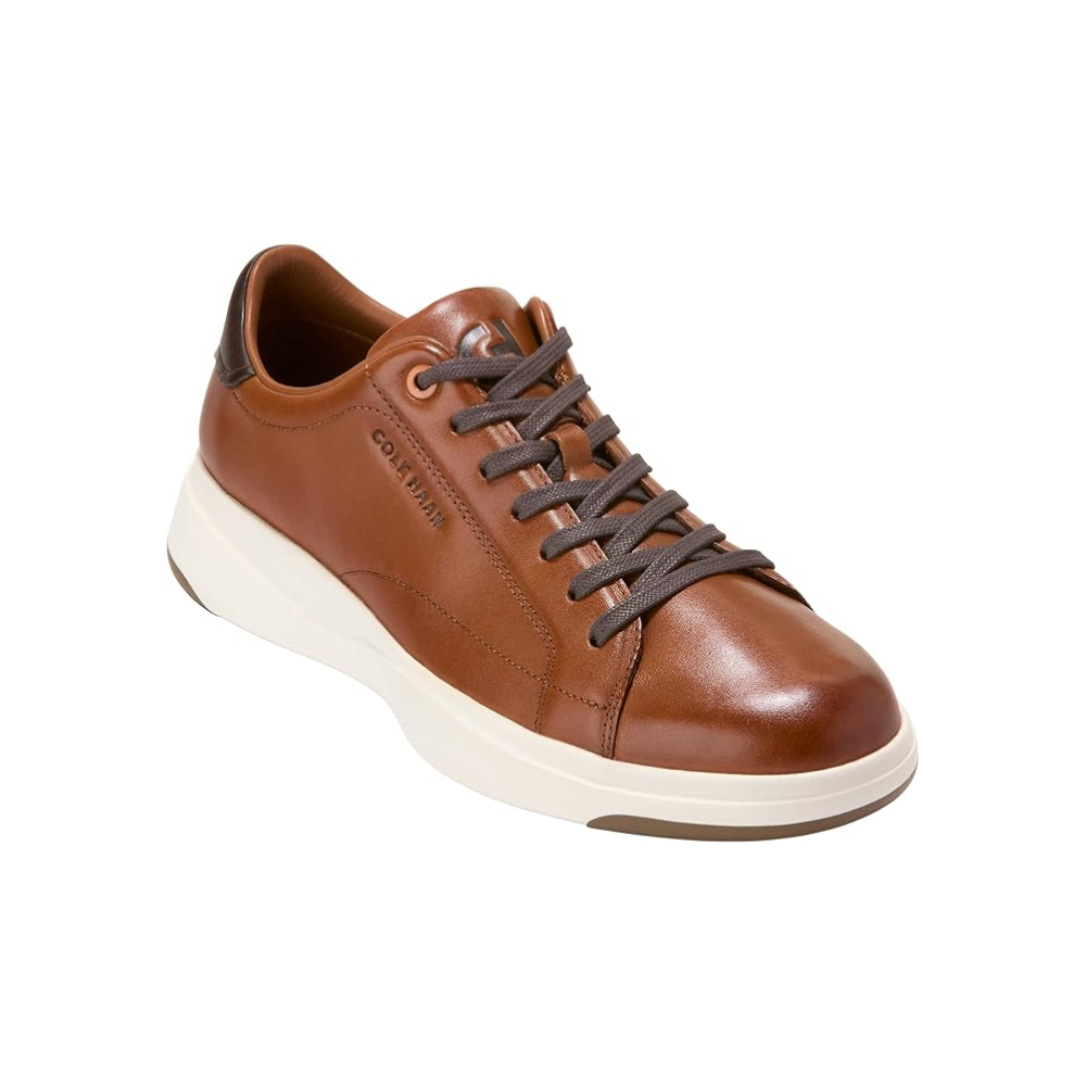 Cole Haan Men's GrandPrø Tennis 2.0 Sneakers British Tan/Dark Chocolate