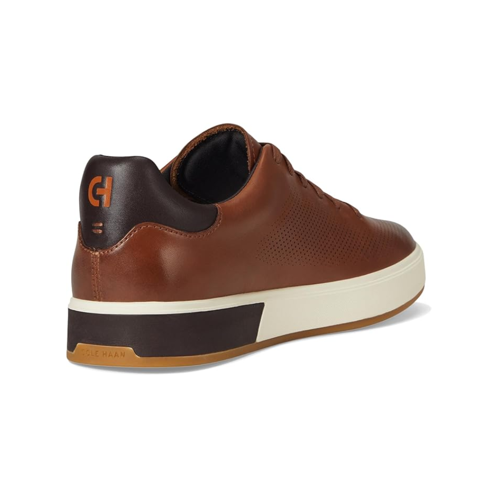 Cole Haan Men's GrandPrø Angleace Sneakers - British Tan/Dark Chocolate/Ivory