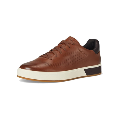 Cole Haan Men's GrandPrø Angleace Sneakers - British Tan/Dark Chocolate/Ivory