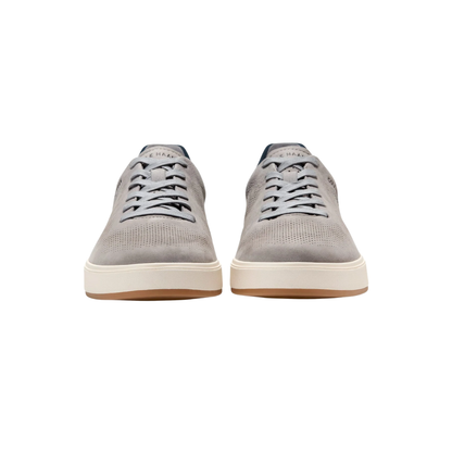 Cole Haan Men's GrandPrø Angleace Leather Sneakers - Sea Stone/Big Dipper/Ivory