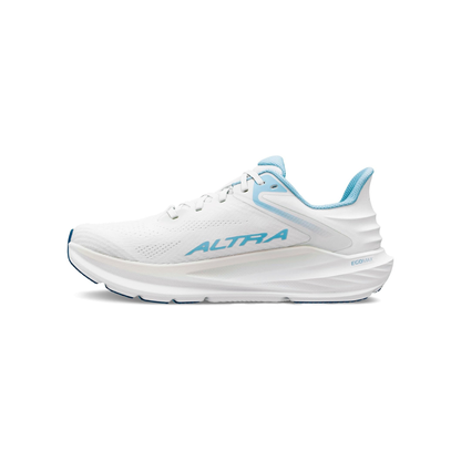 Altra Womens Torin 8 White Light Blue Zero Drop Road Running Shoes