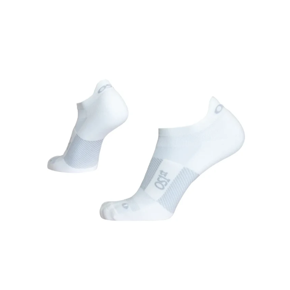 OS1st Thin Air Performance Socks | No Show White - 3 Pairs pack