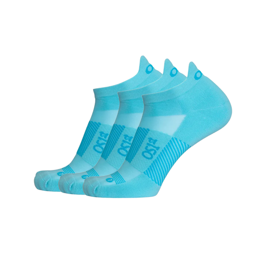 OS1st Thin Air Performance Socks No Show Aqua - 3 Pairs pack