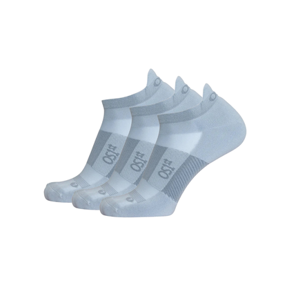 OS1st Thin Air Performance Socks No Show Gray - 3 Pairs pack
