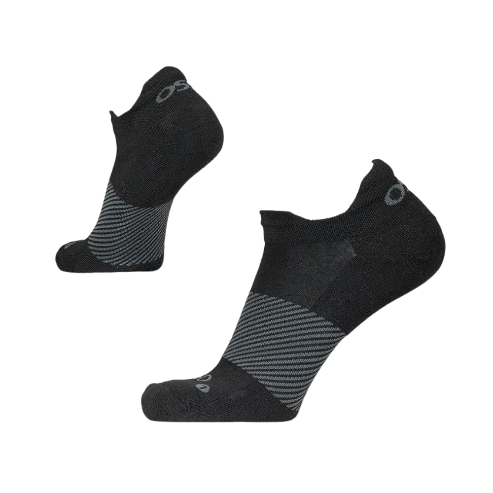 OS1st Wicked Comfort No Show Socks - Black 3 Pairs Pack