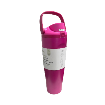 Owala FreeSip Sway Stainless Steel 40 oz Water Bottle - Read My Lips