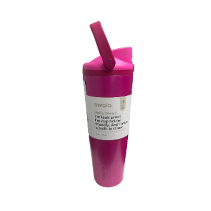 Owala FreeSip Sway Stainless Steel 40 oz Water Bottle - Read My Lips
